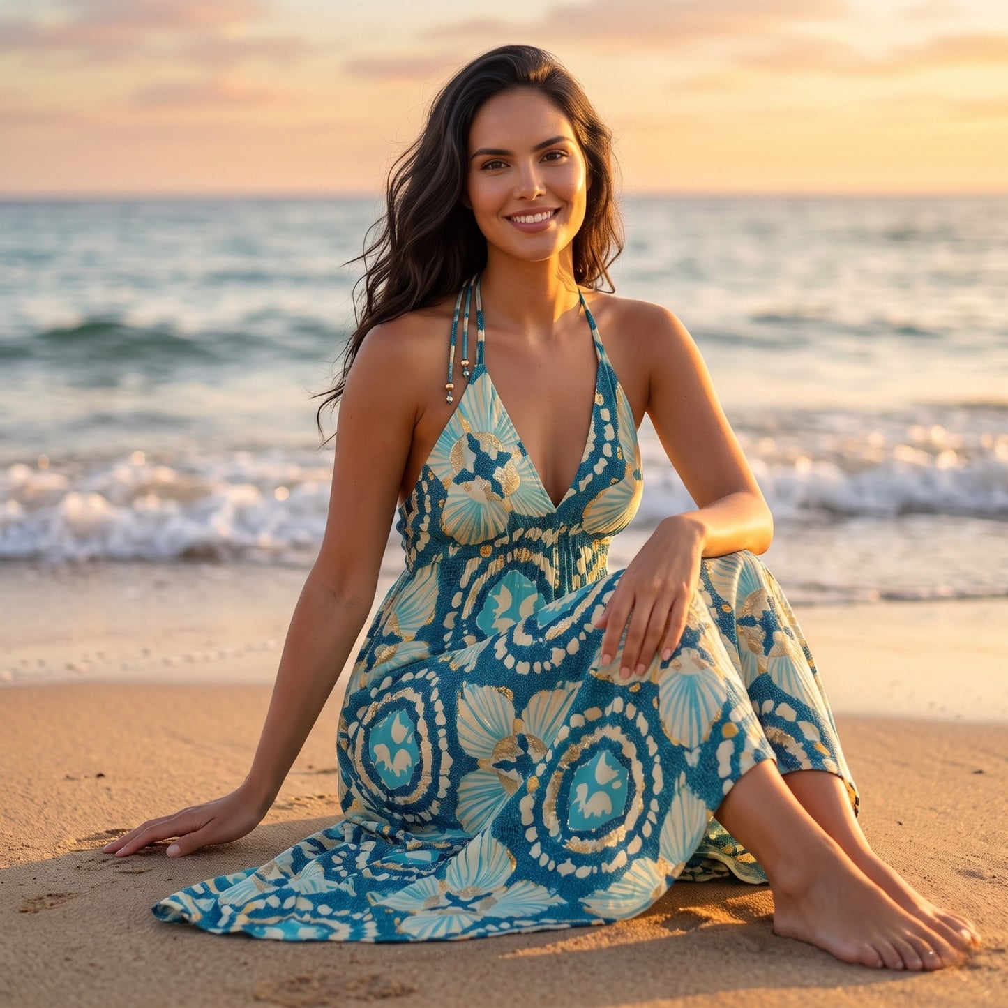 Robe Maxi Bohème MYKONOS