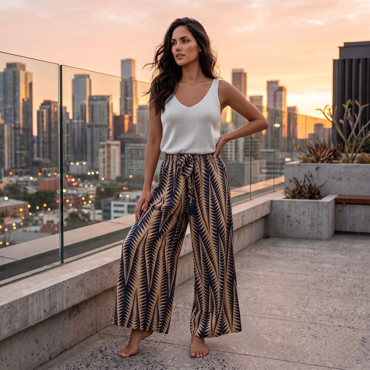 Ensemble Bohème SAHARA + T-shirt Blanc Offert