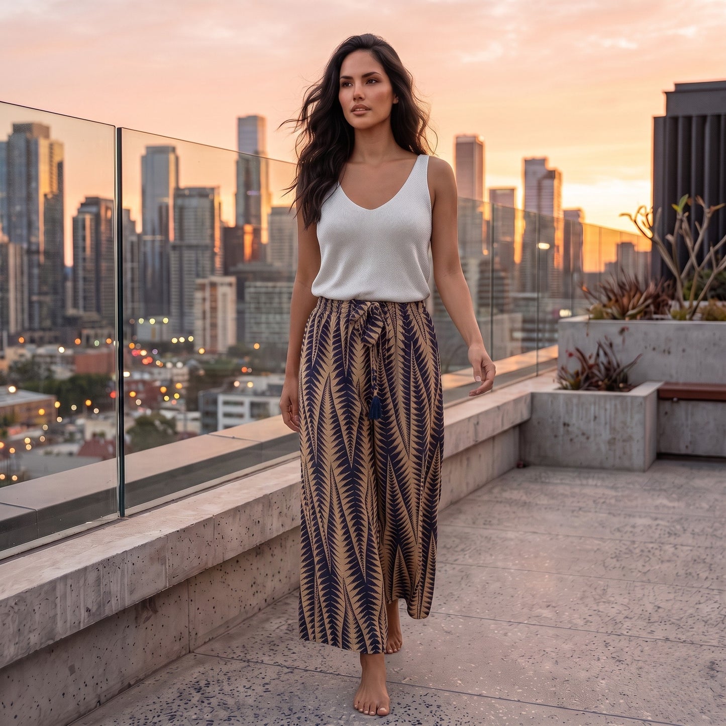 Ensemble Bohème SAHARA + T-shirt Blanc Offert