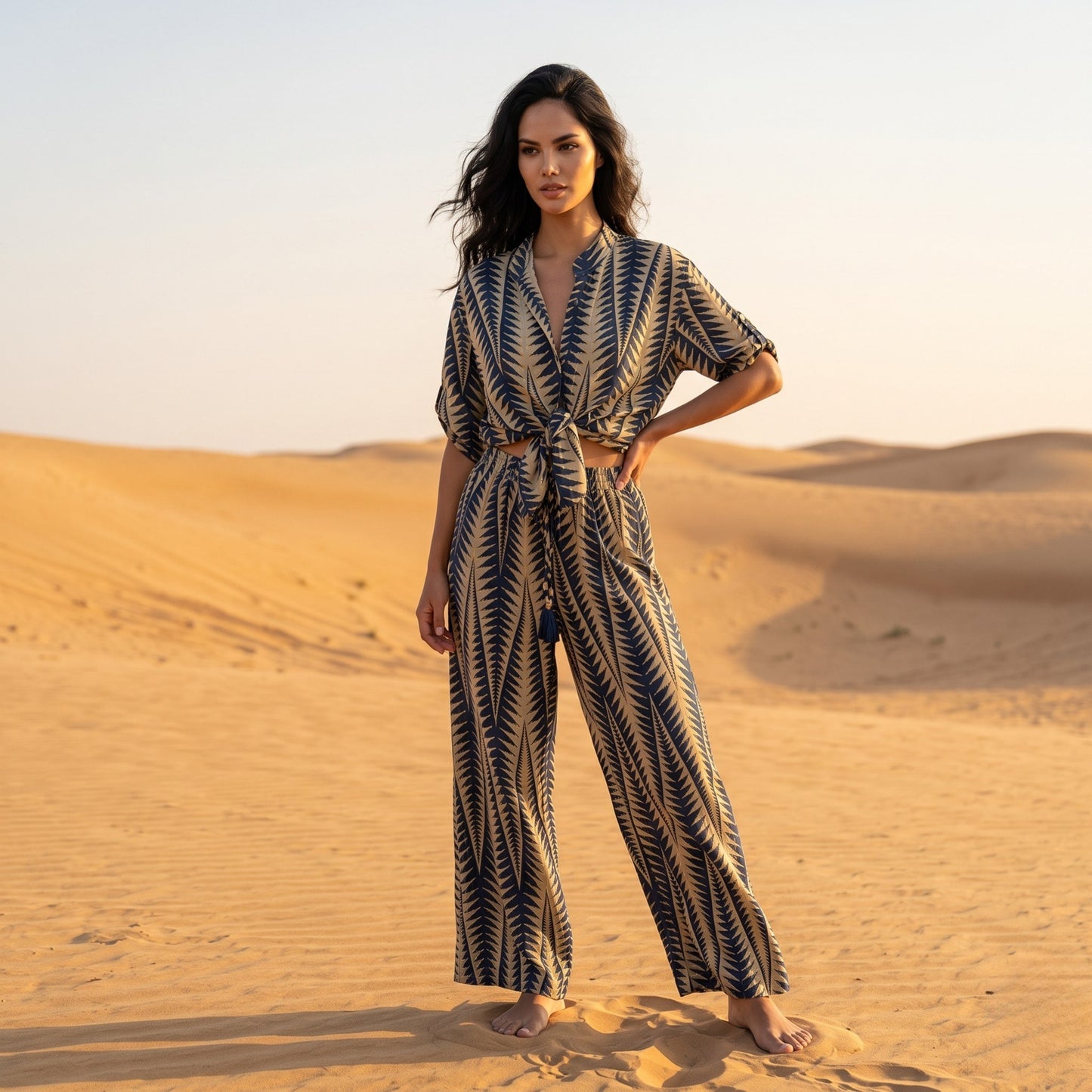 Ensemble Bohème SAHARA + T-shirt Blanc Offert