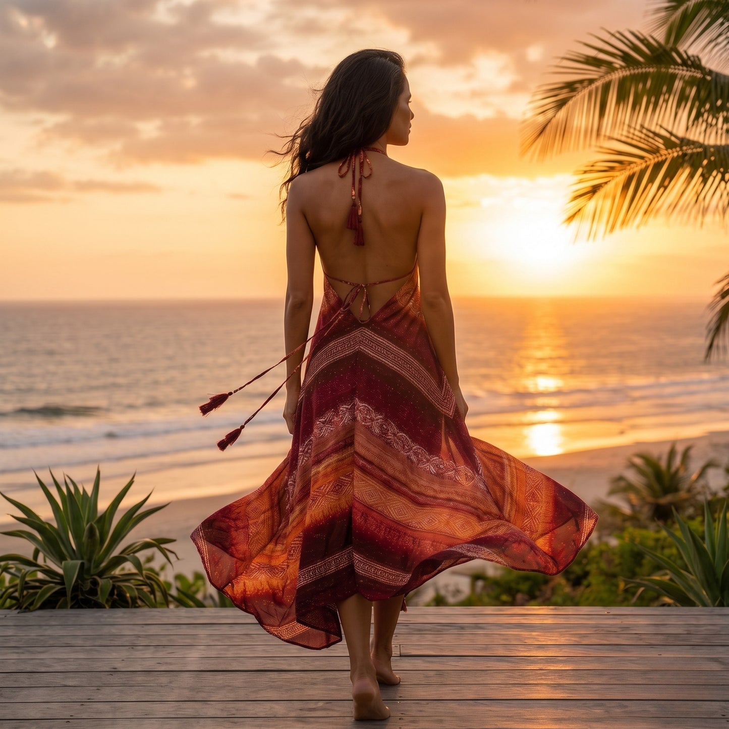 Robe Maxi Bohème TULUM
