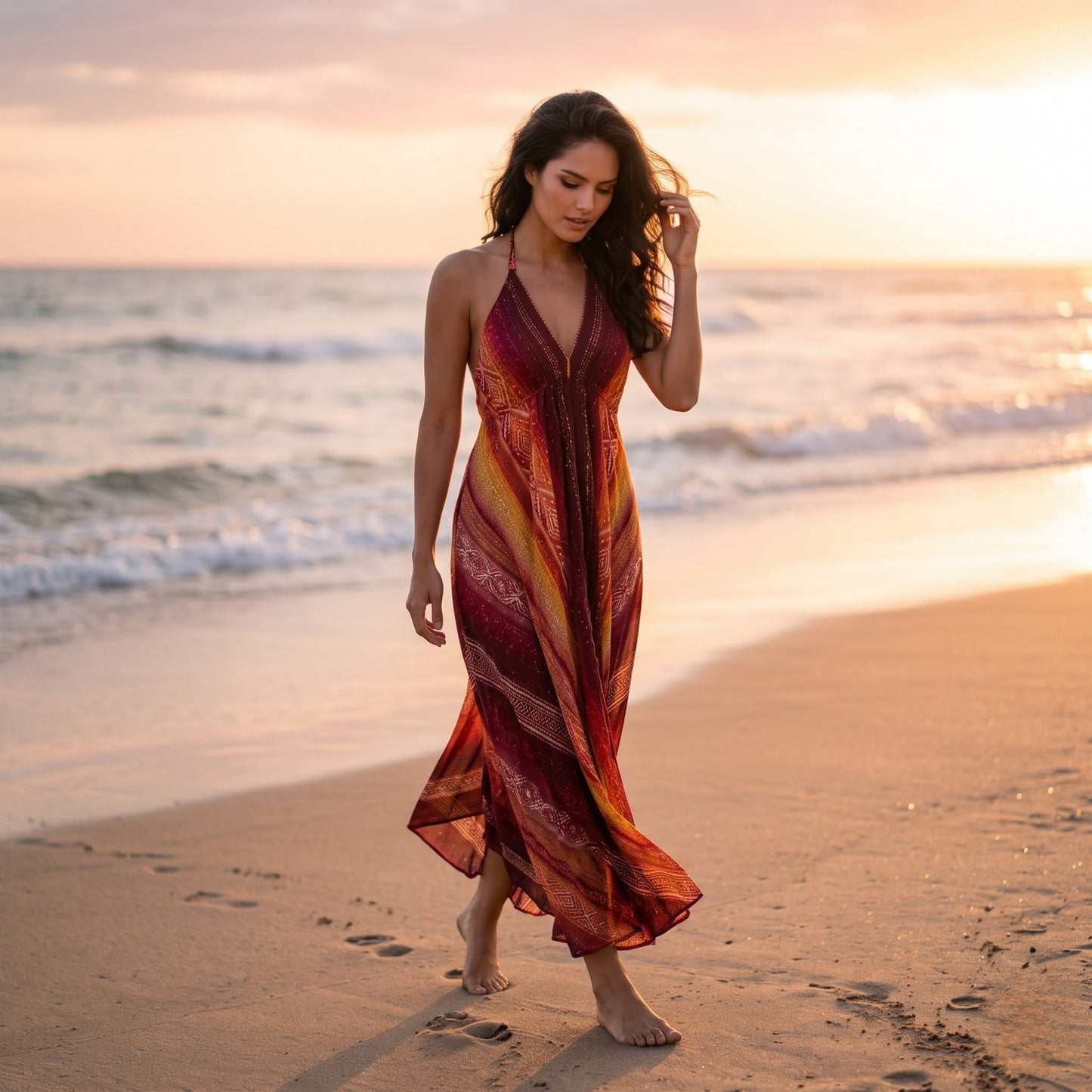 Robe Maxi Bohème TULUM