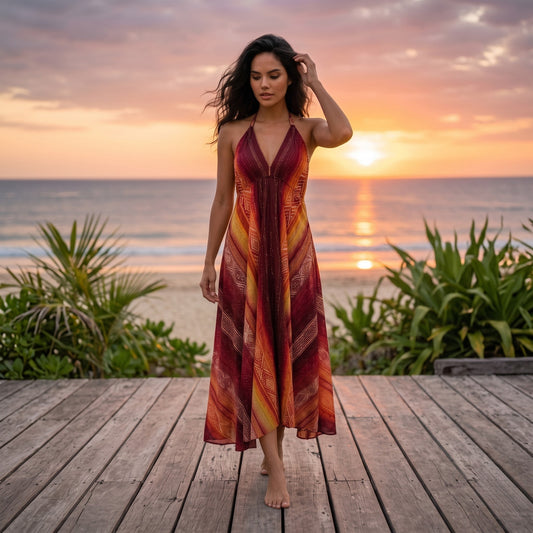 Robe Maxi Bohème TULUM